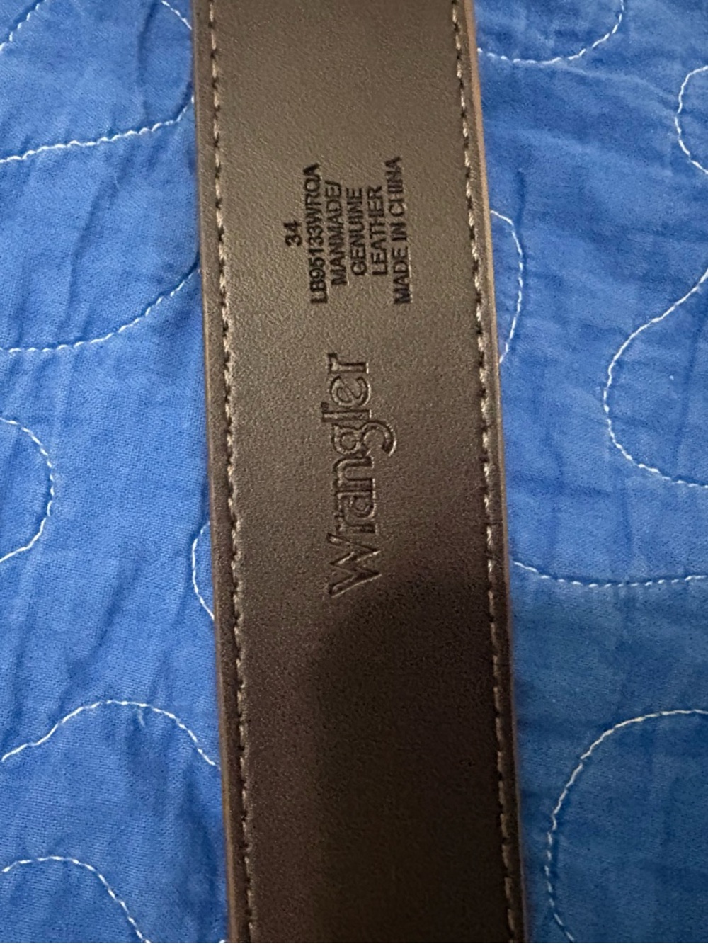 Wrangler 34 Belt with Buckle - Picture 3 of 4